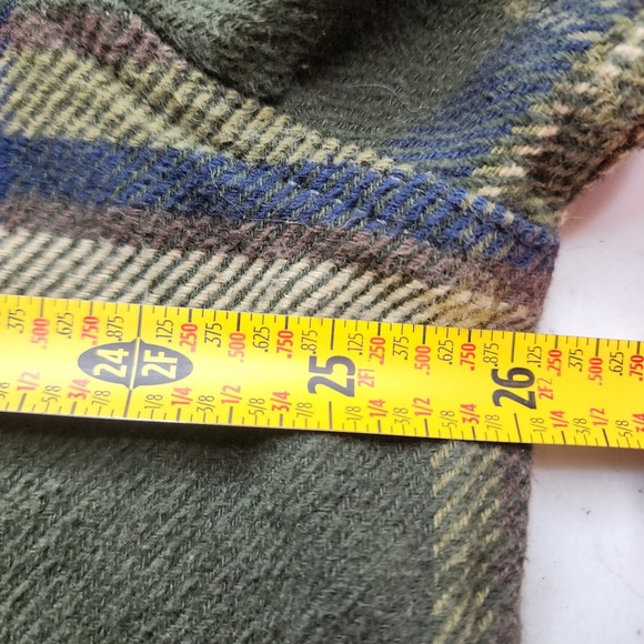 ORVIS Mens Plaid Flannel Shacket Long Sleeve Button Up XXL Hiking Outdoors - Picture 6 of 8